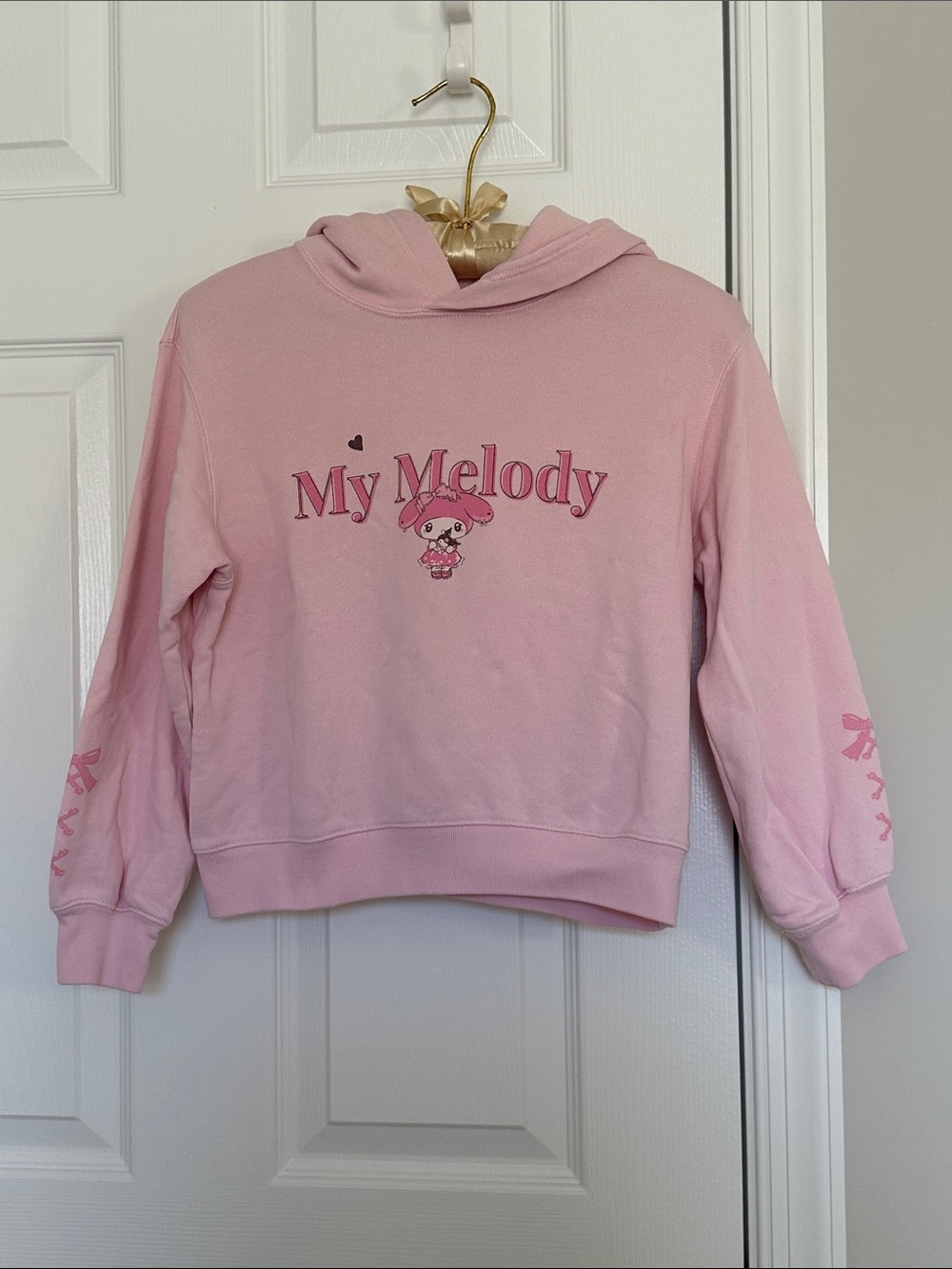 Uniqlo My Melody Pink Hoodies Size 9-10 Years Old